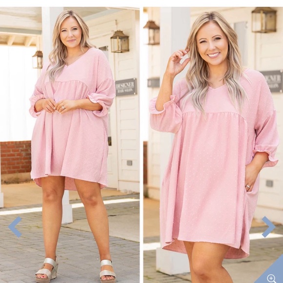 Chic Soul Dresses & Skirts - NWOT - Beautiful blush dress from Chic Soul Boutique. Never worn size 1X